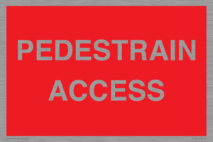 PEDESTRAIN ACCESS